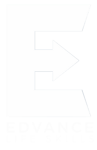 edvance white logo